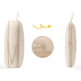 Maxbell 4 Pieces Packing Cubes Suitcase Pouch for Family Breaks Business Trips Beach Beige