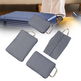 Maxbell 4 Pieces Packing Cubes Suitcase Pouch for Family Breaks Business Trips Beach Gray
