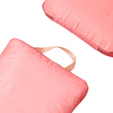 Maxbell 4 Pieces Packing Cubes Suitcase Pouch for Family Breaks Business Trips Beach Pink