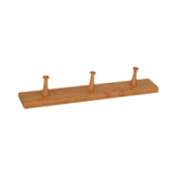Maxbell Wooden Coat Hooks Wall Organizer Wall Mount for Kitchen Mudroom Wall or Door 3 Hooks
