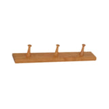 Maxbell Wooden Coat Hooks Wall Organizer Wall Mount for Kitchen Mudroom Wall or Door 3 Hooks