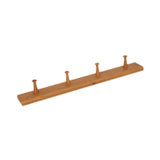 Maxbell Wooden Coat Hooks Wall Organizer Wall Mount for Kitchen Mudroom Wall or Door 4 Hooks