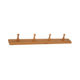 Maxbell Wooden Coat Hooks Wall Organizer Wall Mount for Kitchen Mudroom Wall or Door 4 Hooks