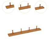 Maxbell Wooden Coat Hooks Wall Organizer Wall Mount for Kitchen Mudroom Wall or Door 4 Hooks