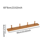 Maxbell Wooden Coat Hooks Wall Organizer Wall Mount for Kitchen Mudroom Wall or Door 4 Hooks