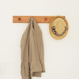 Maxbell Wooden Coat Hooks Wall Organizer Wall Mount for Kitchen Mudroom Wall or Door 4 Hooks