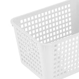 Maxbell 6Pcs Storage Baskets Vanity Organizer Trays for Dorm Document Organizer File Clear