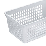 Maxbell 6 Pieces Desktop Storage Baskets Makeup Organizer Trays for Bedroom Washroom Clear