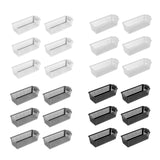 Maxbell 6Pcs Storage Baskets Large Capacity Storage Box for Clothes Cosmetics Closet Grey