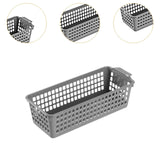 Maxbell 6Pcs Storage Baskets Large Capacity Storage Box for Clothes Cosmetics Closet Grey