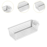 Maxbell 6Pcs Storage Baskets Large Capacity Storage Box for Clothes Cosmetics Closet White