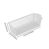 Maxbell 6Pcs Storage Baskets Large Capacity Storage Box for Clothes Cosmetics Closet Clear
