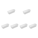 Maxbell 6Pcs Storage Baskets Large Capacity Storage Box for Clothes Cosmetics Closet Clear