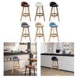 Maxbell Height Barstool Non Slip Modern Counter Stool for Bar Tables Pub Dining Room Gray Linen