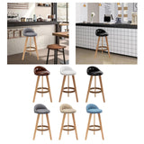 Maxbell Height Barstool Non Slip Modern Counter Stool for Bar Tables Pub Dining Room Gray Linen