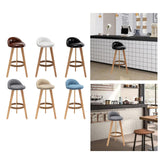 Maxbell Height Barstool Non Slip Modern Counter Stool for Bar Tables Pub Dining Room Gray Linen