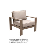 Maxbell Club Chair, Wood Grained