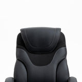 Maxbell Massage Reclining Office Chair with Footrest, High Back Computer Chair Home