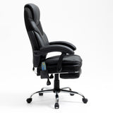 Maxbell Massage Reclining Office Chair with Footrest, High Back Computer Chair Home