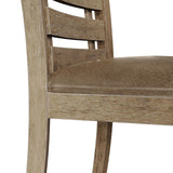 Maxbell Set of 2 Dining Chairs Modern Farmhouse Rustic Look Distressed Design