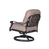 Maxbell Club Swivel Chairs With Cushion, Quality Outdoor Patio Furniture