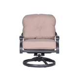 Maxbell Club Swivel Chairs With Cushion, Quality Outdoor Patio Furniture