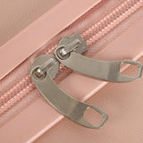 Maxbell Makeup Travel Case Carrying Suitcase with Soft Handle Cosmetic Organizer Bag Yellow Pink