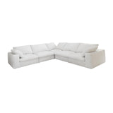 Maxbell Sectional Sofa 160'', Down Filled Comfortable V Shape Sofa