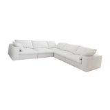 Maxbell Sectional Sofa 160'', Down Filled Comfortable V Shape Sofa