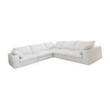 Maxbell Sectional Sofa 160'', Down Filled Comfortable V Shape Sofa