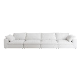 Maxbell Cloud Modular Sectional Sofa with Thick Cushion 160", Wide 4-Seater