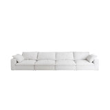 Maxbell Cloud Modular Sectional Sofa with Thick Cushion 160", Wide 4-Seater