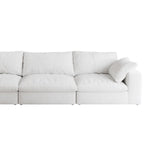 Maxbell Oversized Cloud Modular Sectional Sofa,120" Down Filled Comfort 3Seater Sofa