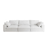 Maxbell Oversized Cloud Modular Sectional Sofa,120" Down Filled Comfort 3Seater Sofa