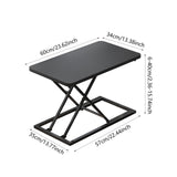 Maxbell Standing Desk Converter on The Table Tabletop Ergonomic Sit Stand Desk Riser Black