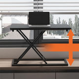 Maxbell Standing Desk Converter on The Table Tabletop Ergonomic Sit Stand Desk Riser Black