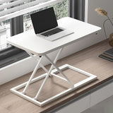 Maxbell Standing Desk Converter on The Table Tabletop Ergonomic Sit Stand Desk Riser White