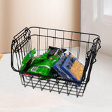 Maxbell 2Pcs Sundries Storage Baskets Toys Organizer for Cabinet Living Room Kitchen