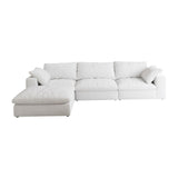 Maxbell Cloud Modular Sectional Sofa with Storage Ottoman 120inch Down Filled