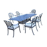 Maxbell Rectangular 6 - Person 84.2" Long Dining Set with Cushions