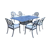 Maxbell Rectangular 6 - Person 84.2" Long Dining Set with Cushions