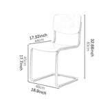 Maxbell Modern Dining Chair Kitchen Chair for Indoor Outdoor Dining Room Living Room