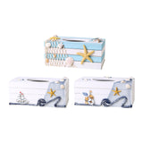 Maxbell Tissue Paper Box Cover Countertop Stylish Facial Tissue Storage Box Bathroom Starfish