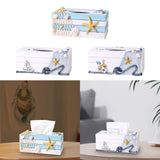 Maxbell Tissue Paper Box Cover Countertop Stylish Facial Tissue Storage Box Bathroom Starfish