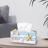 Maxbell Tissue Paper Box Cover Countertop Stylish Facial Tissue Storage Box Bathroom Starfish