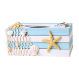 Maxbell Tissue Paper Box Cover Countertop Stylish Facial Tissue Storage Box Bathroom Starfish