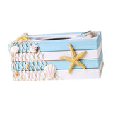 Maxbell Tissue Paper Box Cover Countertop Stylish Facial Tissue Storage Box Bathroom Starfish