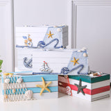 Maxbell Tissue Paper Box Cover Countertop Stylish Facial Tissue Storage Box Bathroom Starfish