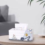 Maxbell Tissue Paper Box Cover Countertop Stylish Facial Tissue Storage Box Bathroom Boat