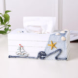 Maxbell Tissue Paper Box Cover Countertop Stylish Facial Tissue Storage Box Bathroom Boat